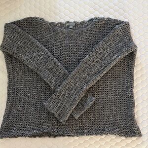 James Perse Charcoal Knit Women's Sweater
